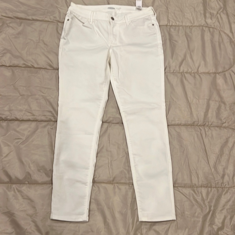 NEW WOMENS OLD NAVY SUPER SKINNY ANKLE JEAN Size 8